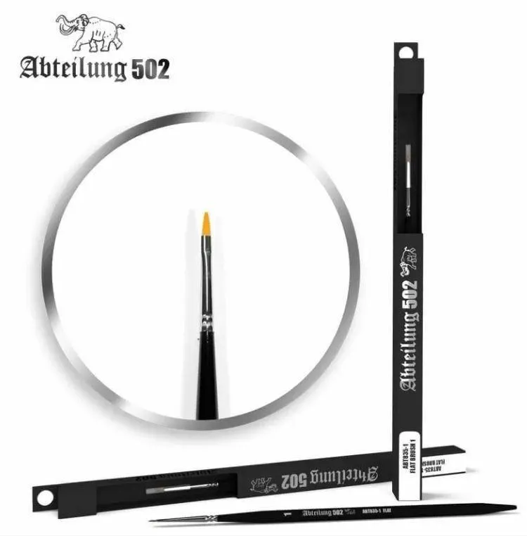 Abteilung 502 Deluxe Brushes - Flat Brush 1