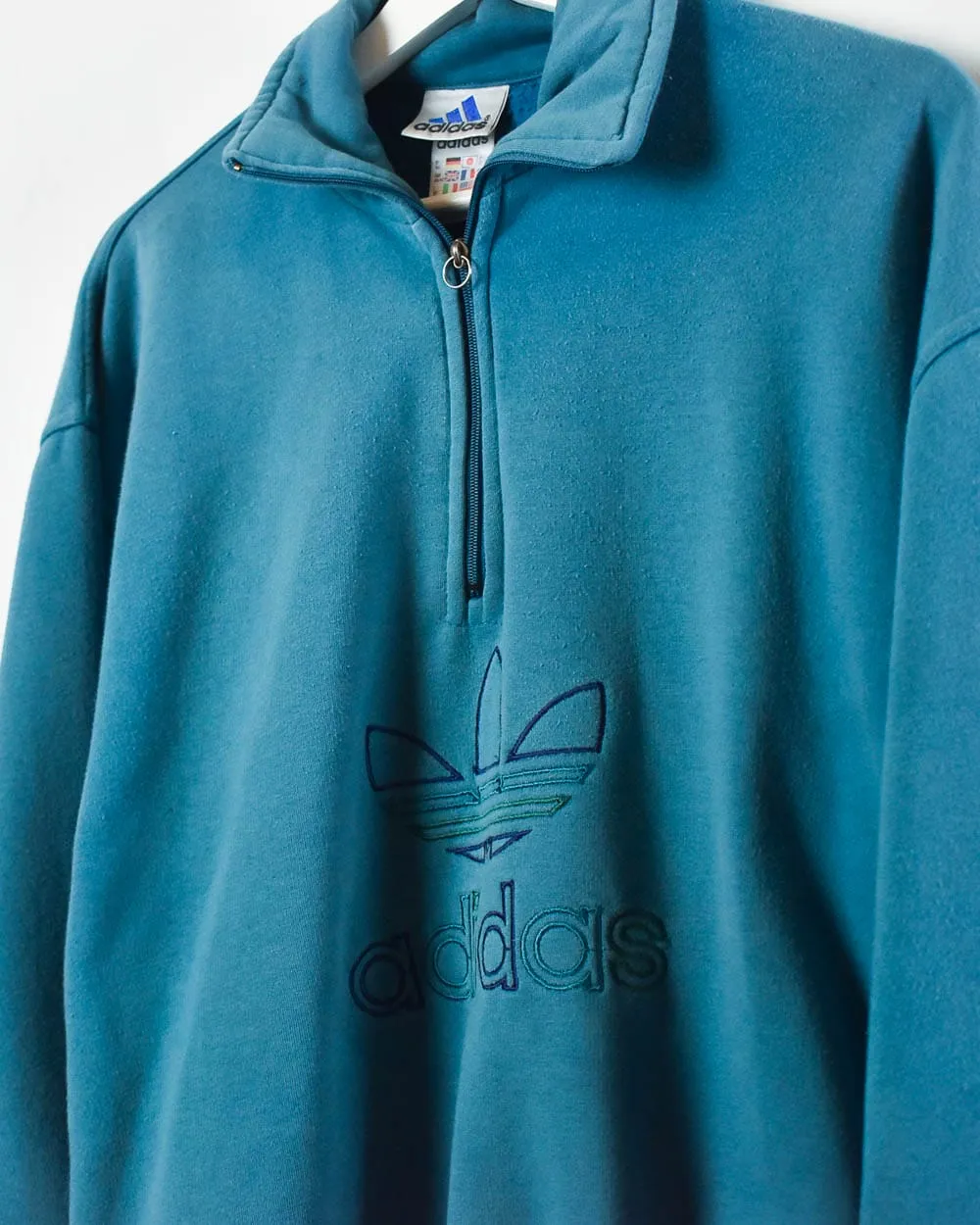 Adidas 1/4 Zip Sweatshirt - Medium