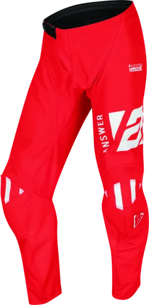 Answer Syncron Merge Pant Red/White Size - 28