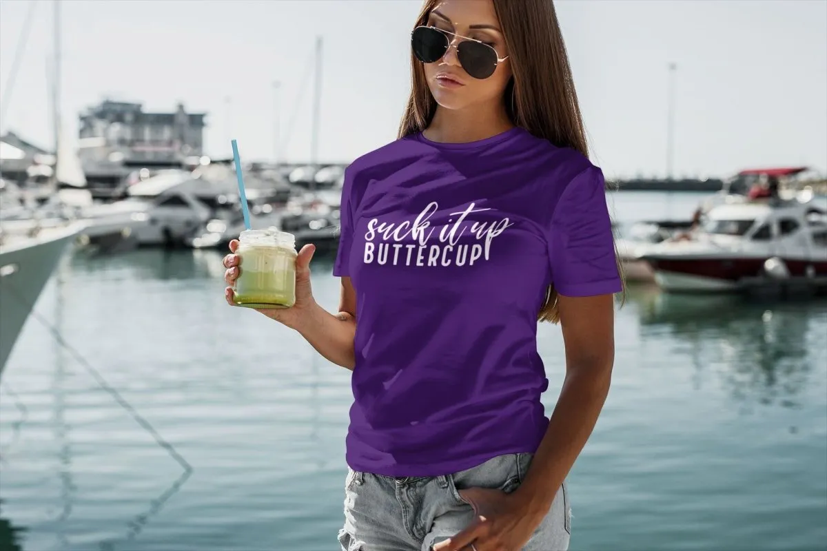 Chic Buttercup Stylish Women's Designer T-shirt