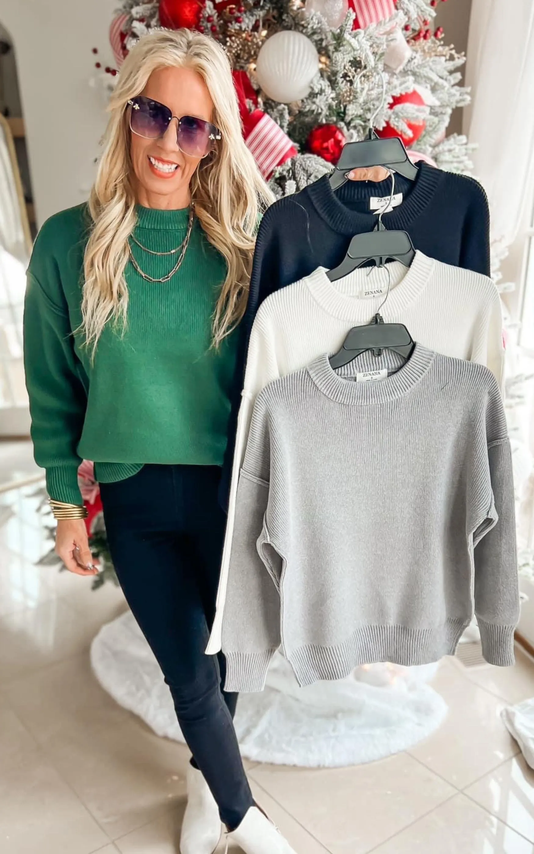 Classic Round Neck Sweater - Final Sale