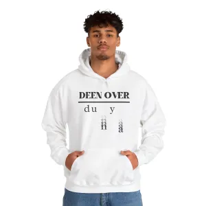 Deen over Dunya Unisex Heavy Blend Hooded Sweatshirt White