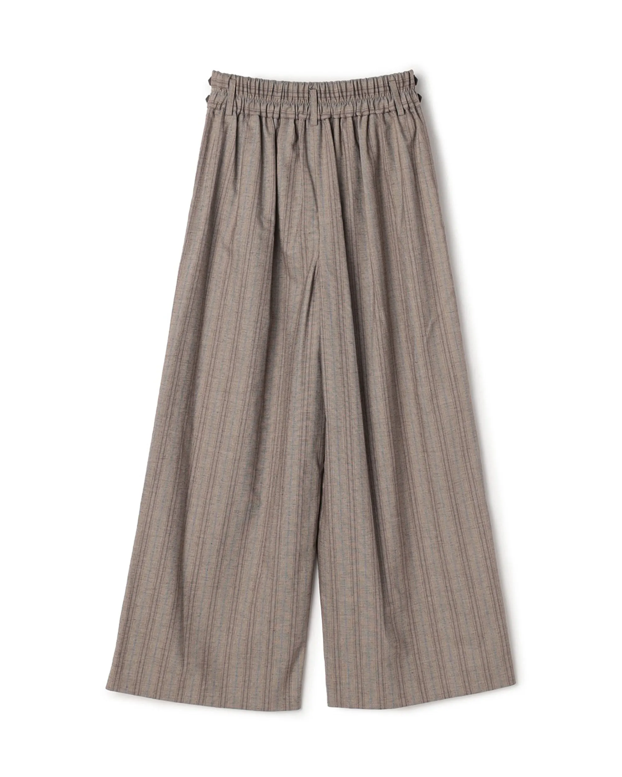 Eco Leather Buckle Stripe Culotte