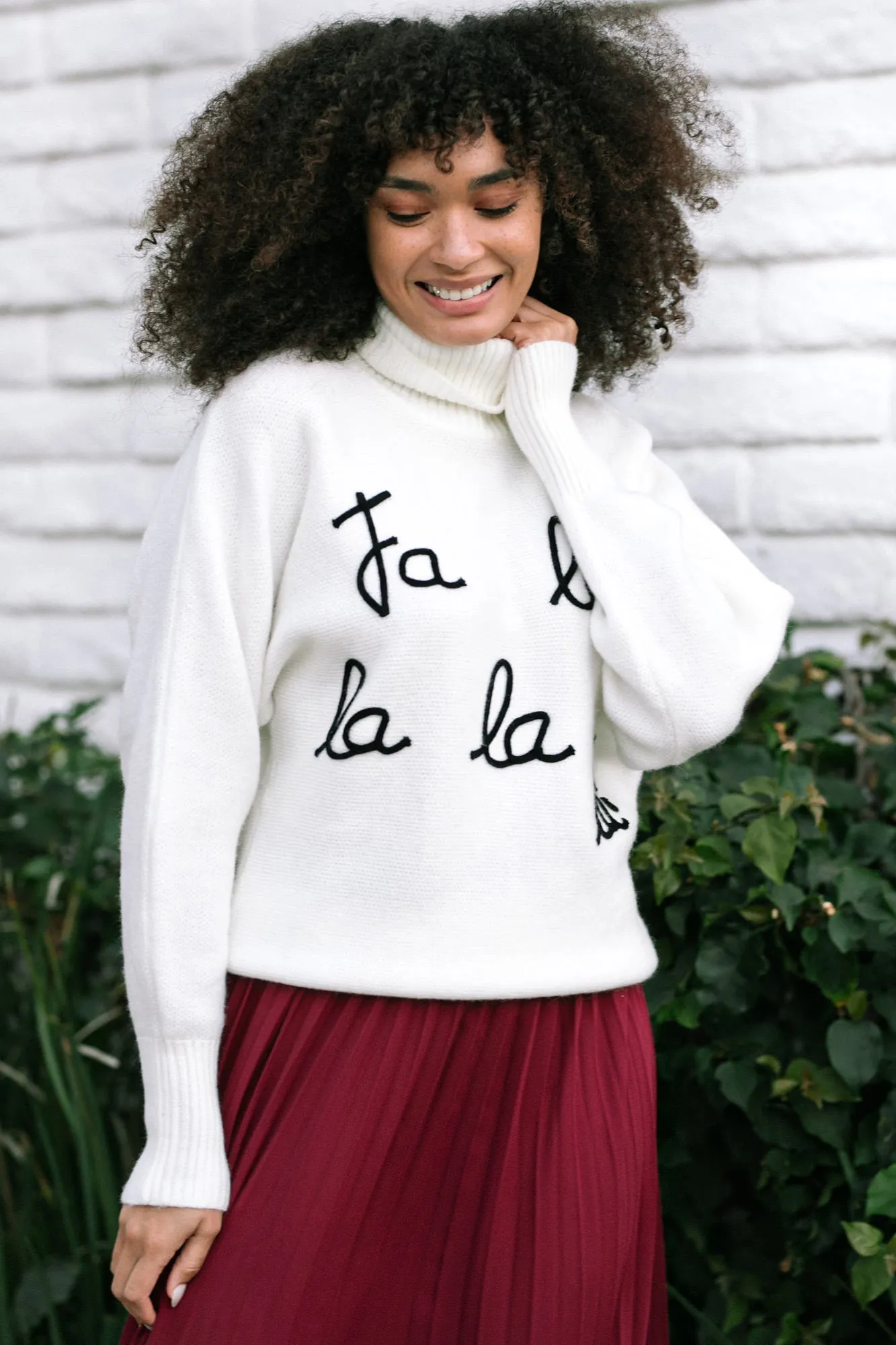 Fernanda Falalalala Knit Sweater