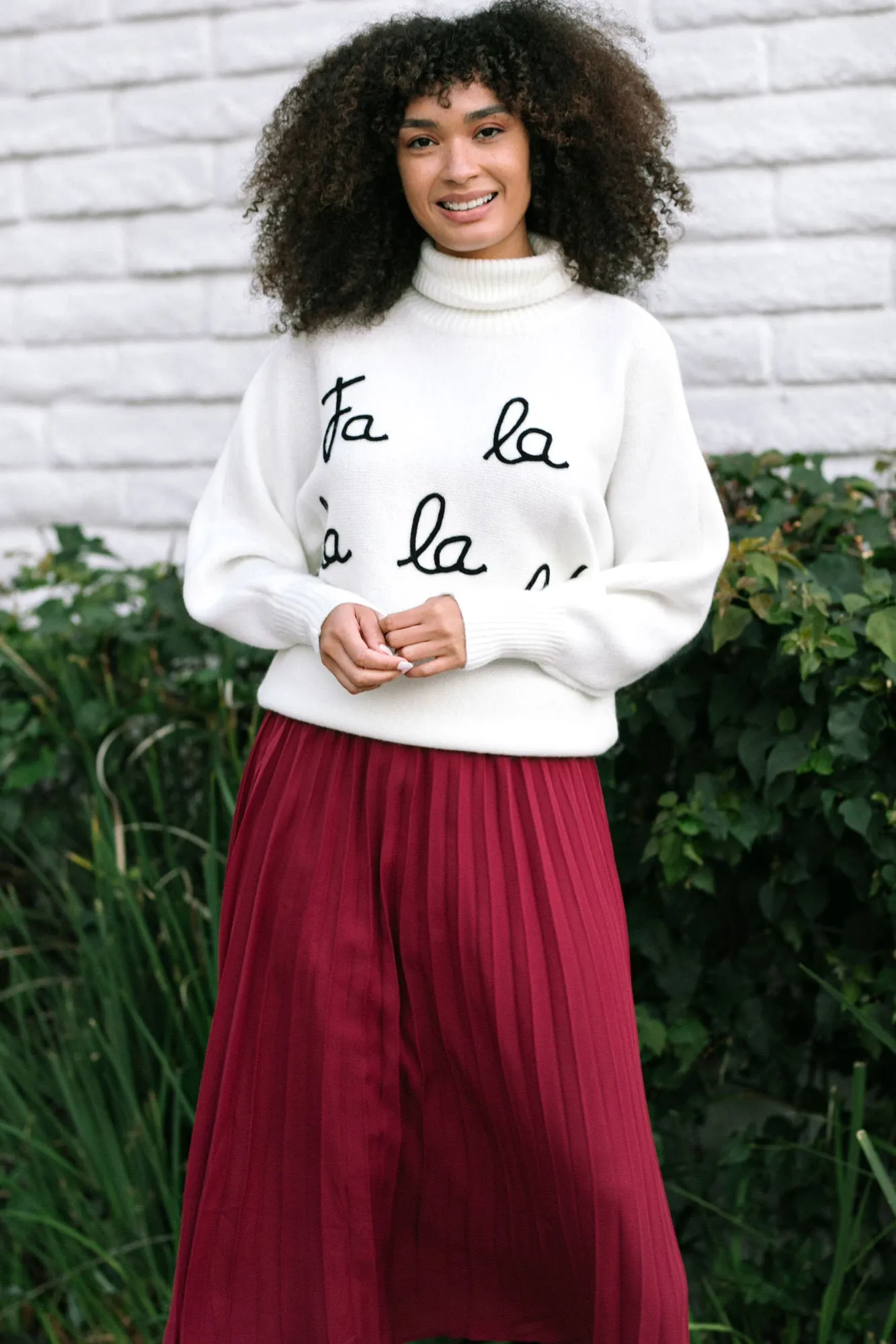 Fernanda Falalalala Knit Sweater