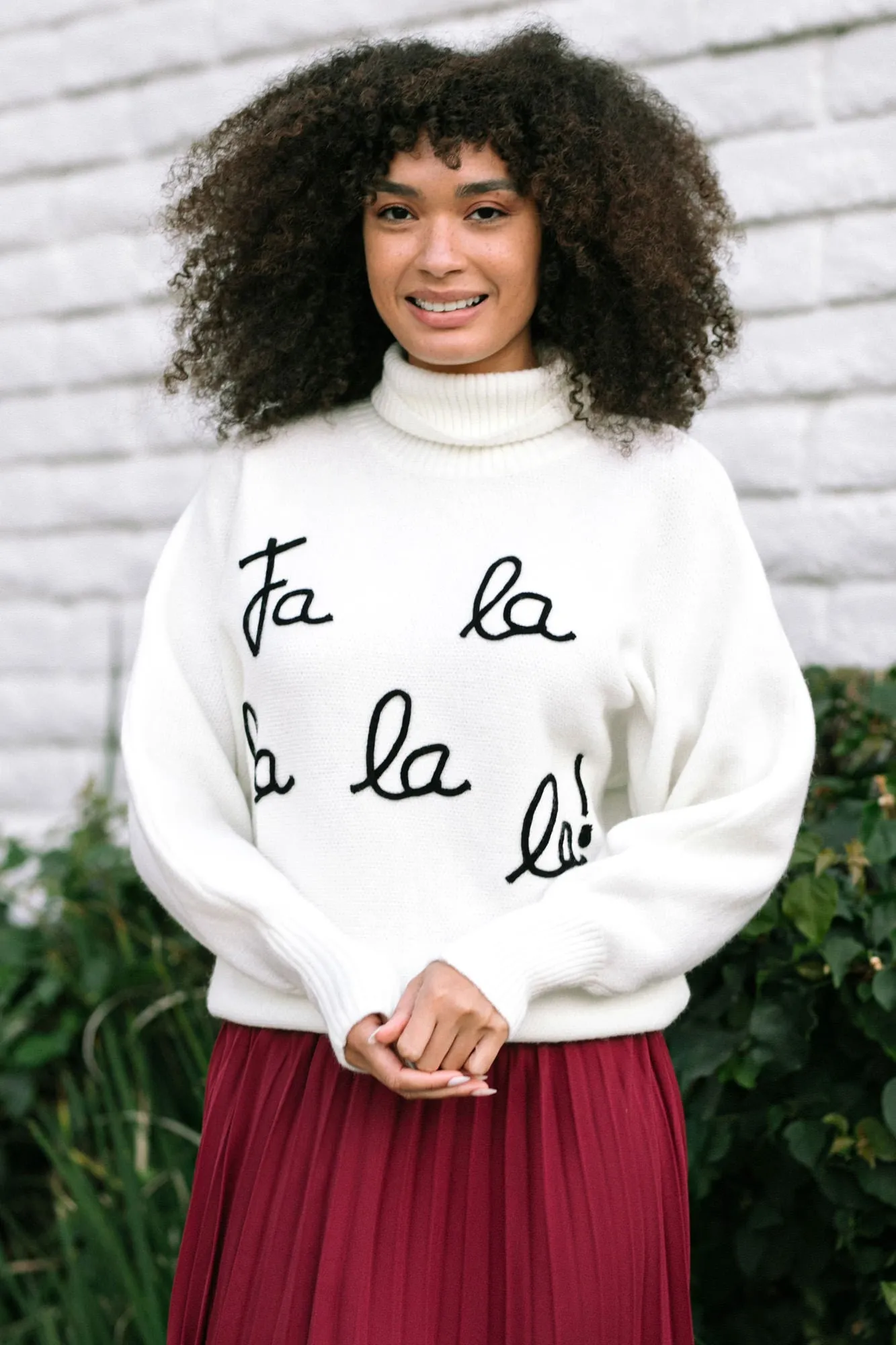 Fernanda Falalalala Knit Sweater