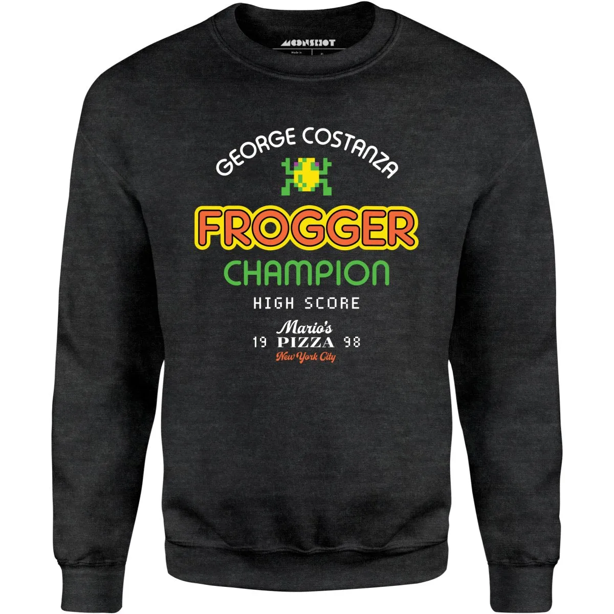 George Costanza Frogger Champion - Mario's Pizza - Unisex Sweatshirt