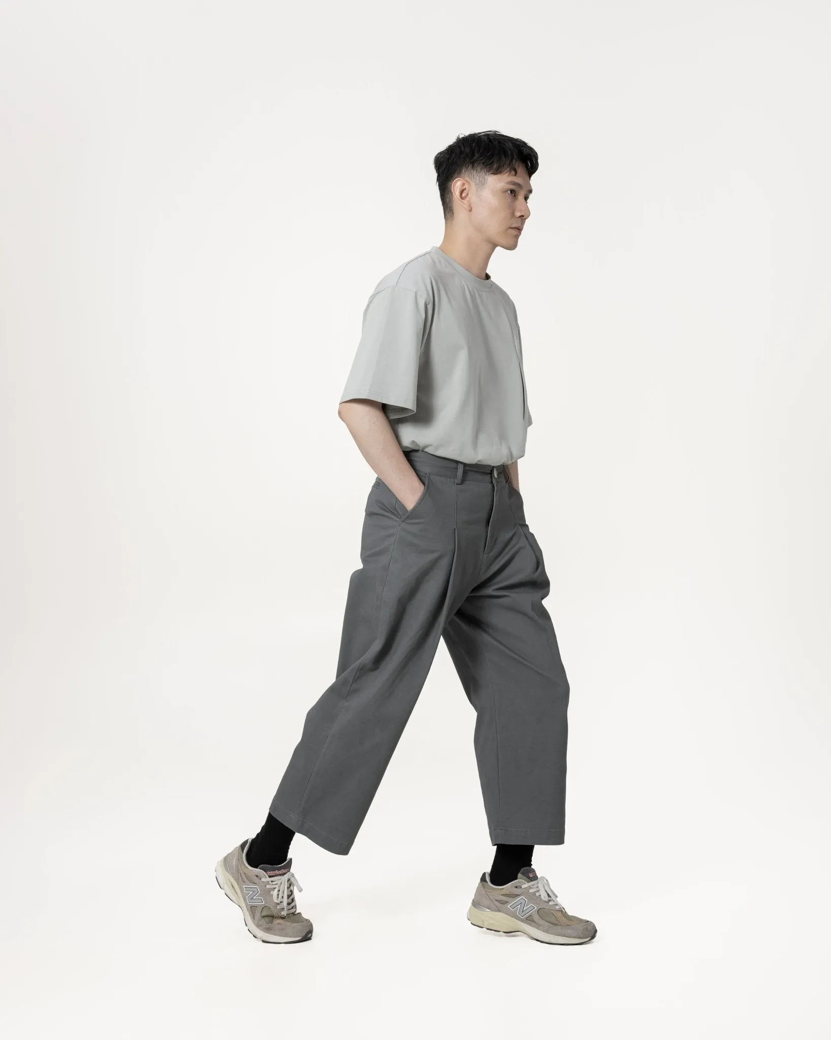 GRAYE Straight Cut Pants - Steel Gray