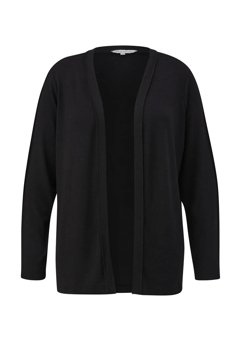 Knitted cardigan Triangle, black