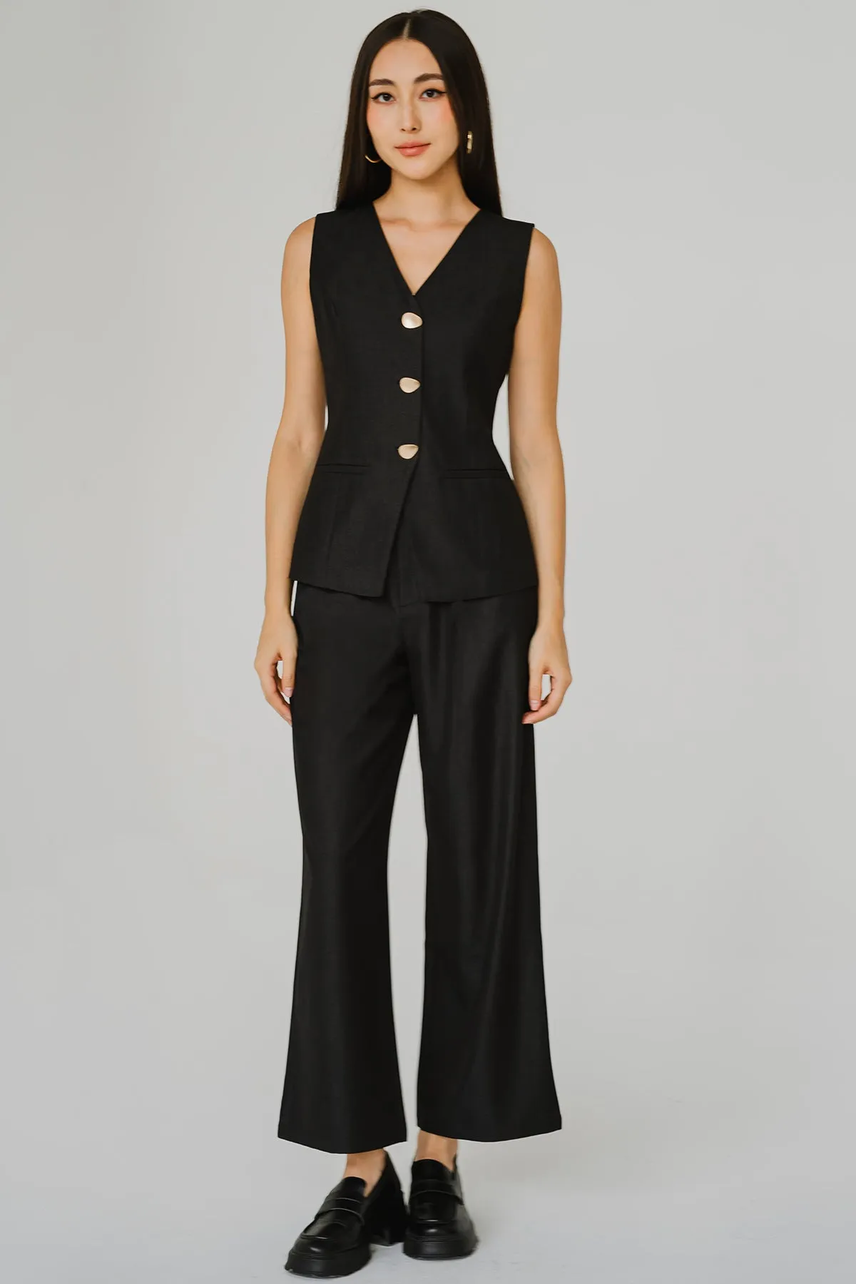 Laurent Tailored Pants (Black)