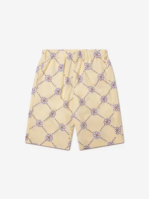 MARNI Baby Girls Flower Trousers in Cream