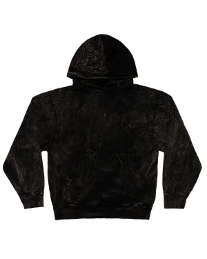 Mineral Wash Premium Fleece Hoodie - Black - Youth