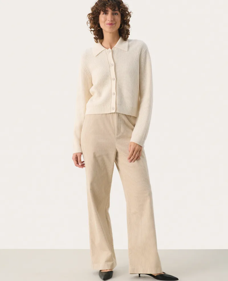 Part Two Clarisse French Oak Wide Cord Trousers