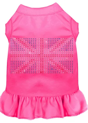 Rhinestone British Flag Dress Bright Pink Med (12)