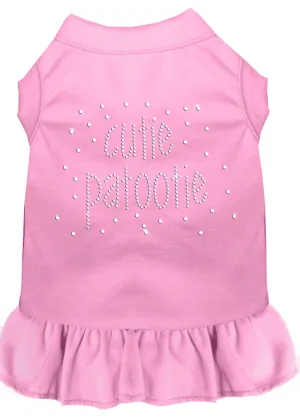 Rhinestone Cutie Patootie Dress Light Pink Sm (10)