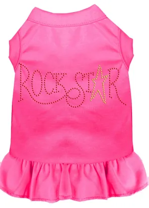 Rhinestone Rockstar Dress Bright Pink Xxl (18)