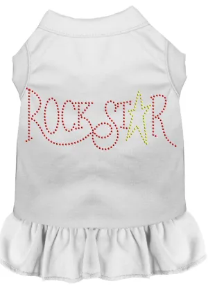 Rhinestone Rockstar Dress White Xxxl (20)