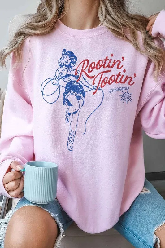 ROOTIN TOOTIN COUNTRY OVERSIZED SWEATSHIRT