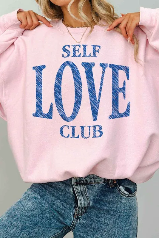 SELF LOVE CLUB OVERSIZED SWEATSHIRT