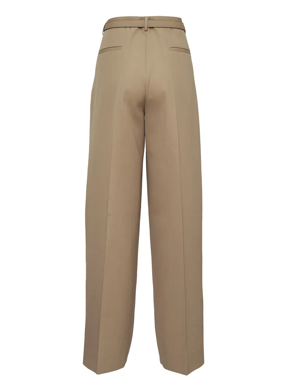 Sharp Wool Gabardine LongÂ Pants