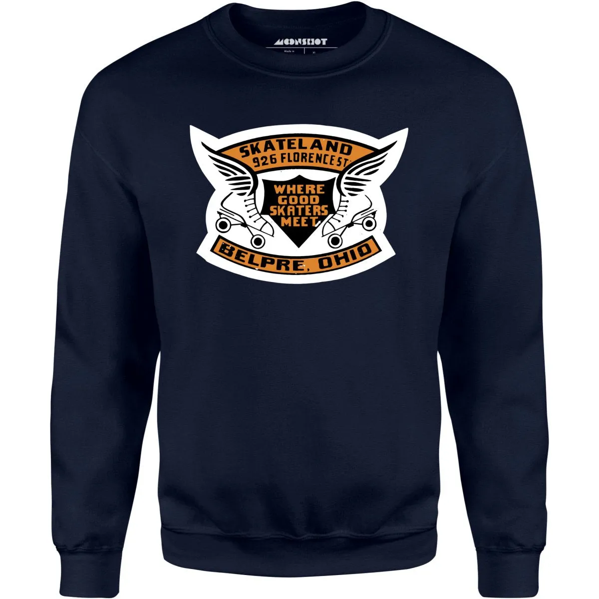 Skateland - Belpre, OH - Vintage Roller Rink - Unisex Sweatshirt