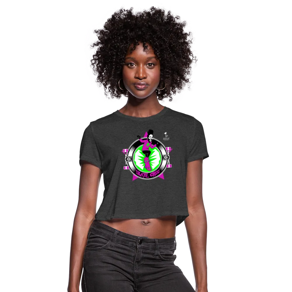 Skater Chic - Women's Cropped T-Shirt