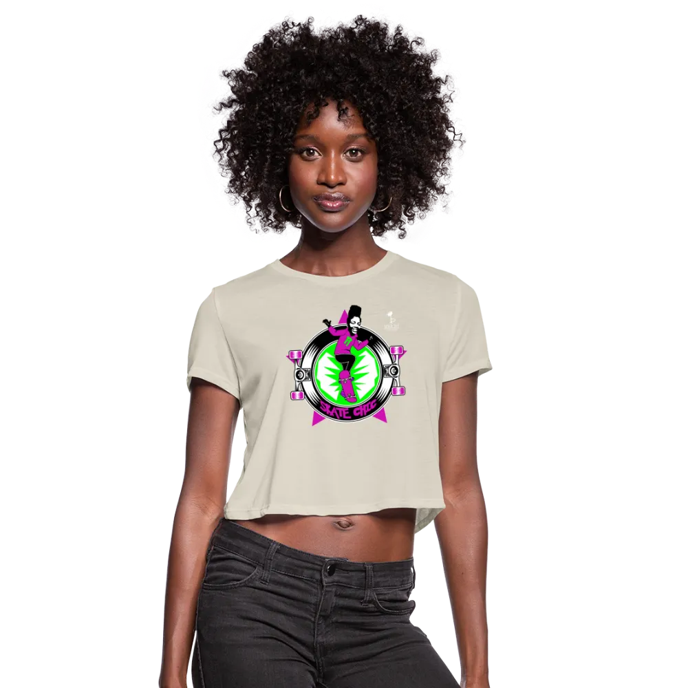 Skater Chic - Women's Cropped T-Shirt