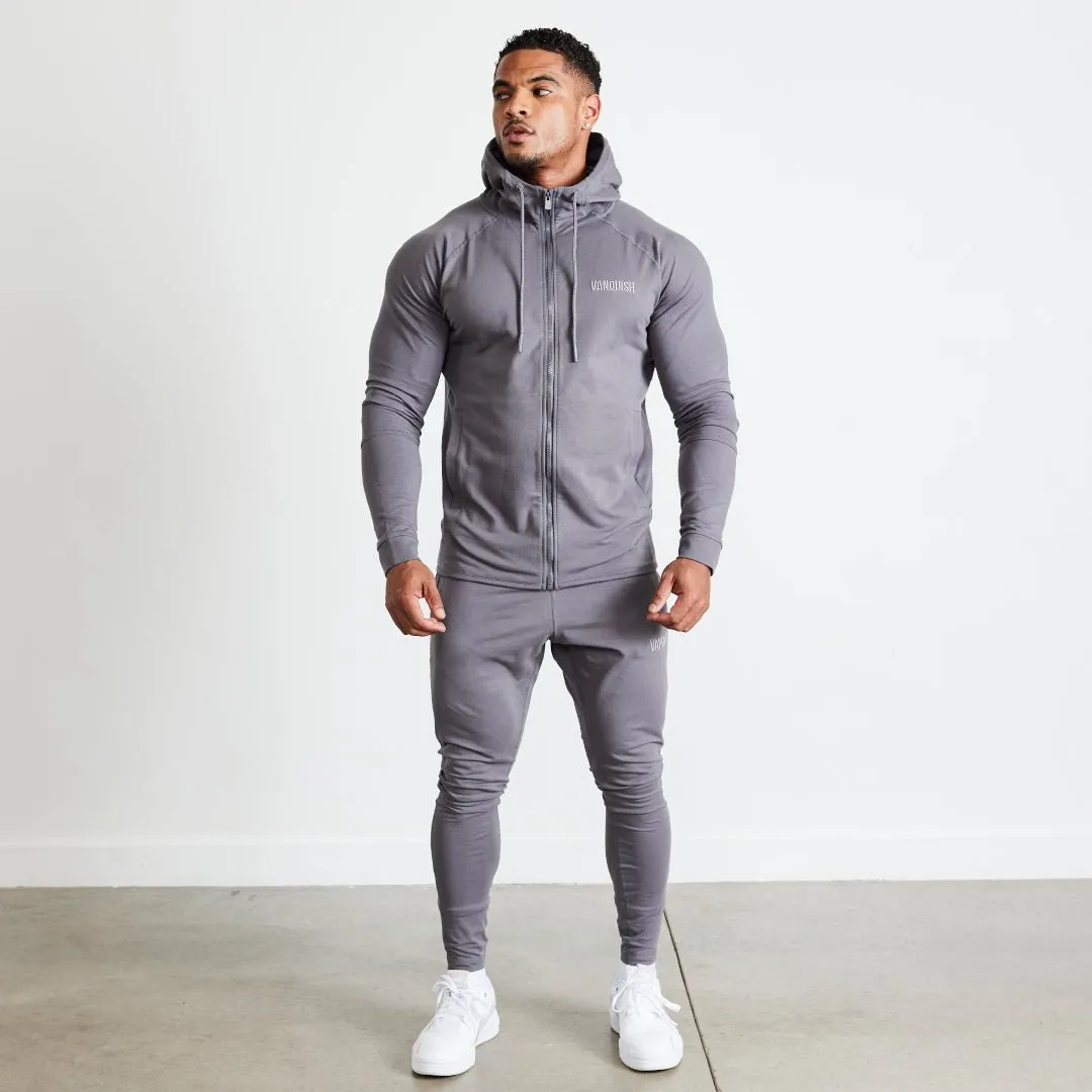 Vanquish Eclipse V2 Grey Full Zip Front Hoodie