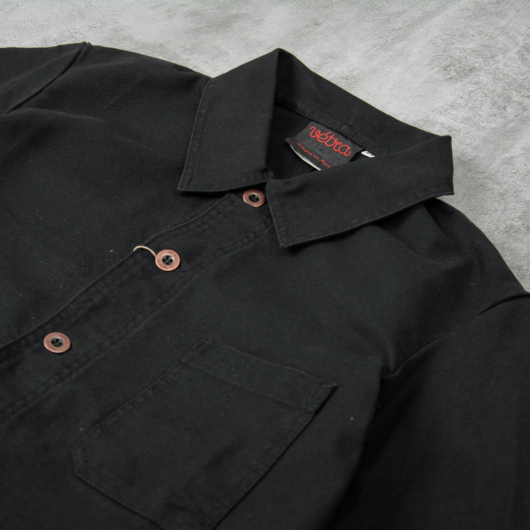 Vetra Twill Workwear Jacket Style 5c - Black