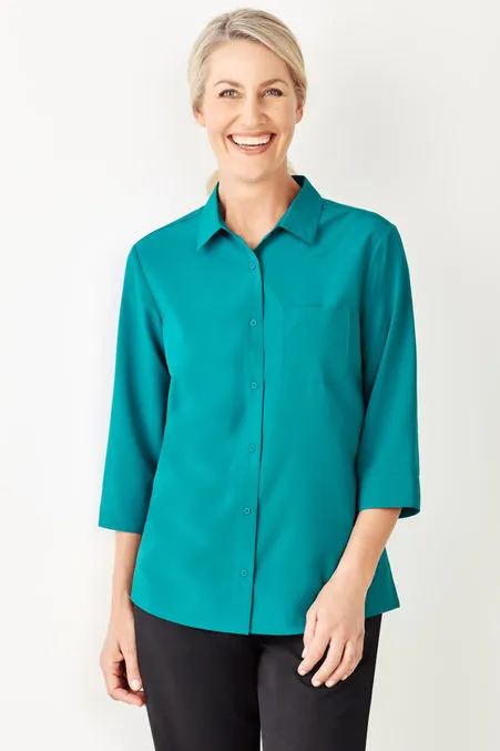 Womens Easy Stretch 3/4 Sleeve Shirt CS951LT