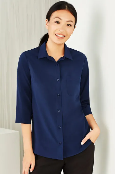 Womens Easy Stretch 3/4 Sleeve Shirt CS951LT